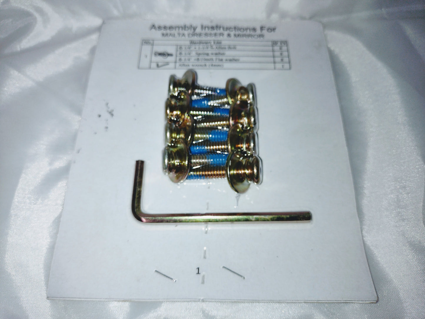 Set of hex bolts - 8 SKU1026
